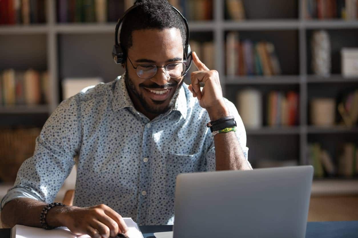 Telecommuting headset